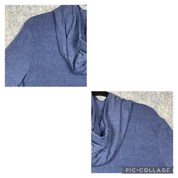 Lululemon Men’s Blue Pullover Lightweight Long Sleeve Hooded Top - Picture 11 of 14